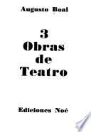 3 obras de teatro