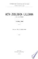 Acta Zoologica Lilloana