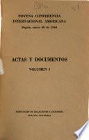 Actas y documentos