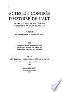 Actes du Congrès d'histoire de l'art: Art occidental : 2e partie. Histoire de la musique