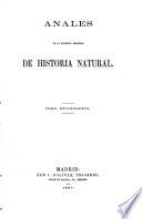 Anales de la Sociedad Española de Historia Natural