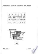 Anales del Instituto de Investigaciones Estéticas