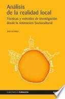 Libro Análisis de la realidad local