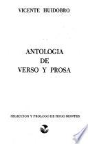Antología de verso y prosa