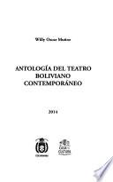 Antología del teatro Boliviano contemporáneo
