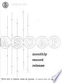 ASCAP Monthly Record Release
