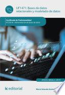 Bases de datos relacionales y modelado de datos. IFCT0310