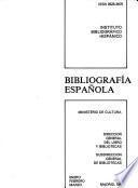 Bibliografía española