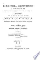Bibliotheca Cornubiensis: P-Z