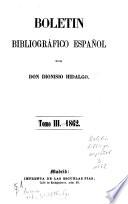 Boletín bibliográfico español