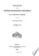 Boletín de la Sociedad de Geografía y Estadística de la República Mexicana