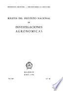 Boletín del Instituto Nacional de Investigaciones Agronómicas