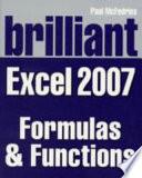 Brilliant Microsoft Excel 2007