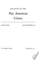 Bulletin of the Pan American Union