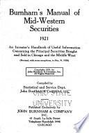Burnham's Manual of Mid-western Securities