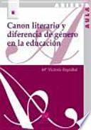 Canon literario y diferencia de género en la educación