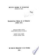 Características básicas de la población, censo 1970: Colchagua