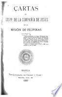 Cartas de los padres de la Compañía de Jesus de la Mision de Filipinas ...