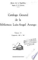 Catálogo general de la Biblioteca Luis-Angel Arango