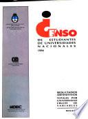 Censo de estudiantes de universidades nacionales, 1994