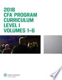 CFA Program Curriculum 2018 Level I