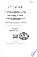 Código de procedimiento civil de la República oriental del Uruguay