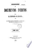 Coleccion de documentos ineditos para la historia de Espana