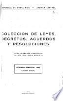 Colección de las leyes y decretos expedidos por los supremos poderes legislativo, conservador y ejecutivo