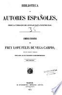 Comedias escogidas de Frey Lope Félix de Vega Carpio