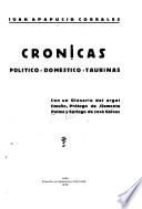 Crónicas político-doméstico-taurinas