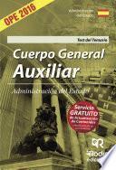 Cuerpo General Auxiliar Administración del Estado. Test del Temario