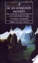 Libro De un horizonte incierto