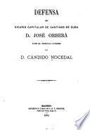 Defensa del vicario capitular de Santiago de Cuba