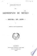 Descripcion del arzobispado de Mexico hecha en 1570 y otros documentos