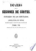 Diario de las Sesiones de Cortes, Congreso de los Diputados