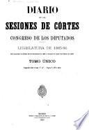 Diario de las Sesiones de Cortes, Congreso de los Diputados