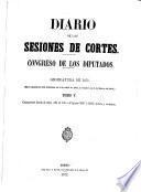 Diario de las Sesiones de Cortes, Congreso de los Diputados