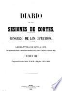 Diario de las sesiones de Cortes