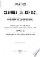 Diario de las sesiones de Cortes