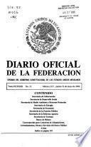 Diario oficial de la federación