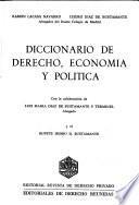 Diccionario de Derecho, Economia Y Politica