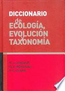 Libro Diccionario de Ecologia, Evolucion y Taxonomia