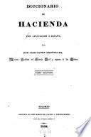 Diccionario de hacienda con aplicacion a Espana. Segunda edicion