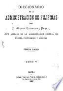 Diccionario de la administración de Filipinas