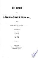 Diccionario de la legislación peruana