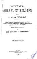 Diccionario general etimológico de la lengua española