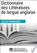 Dictionnaire des Littératures de langue anglaise