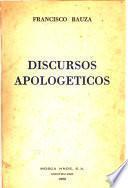 Discursos Apologéticos, (1883-1896)