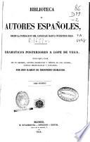 Dramáticos posteriores a Lope de Vega