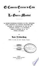 El comercio de Cuba y la Guerra Mundial